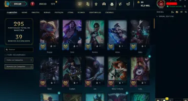 Conta LOL LVL 242 | 87 Campeões| 66 Skins |UNRANKED| 2016