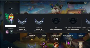 Conta prata 4 com 130 Champs e 65 Skins