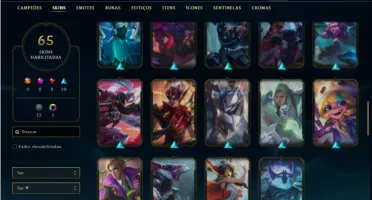 Conta prata 4 com 130 Champs e 65 Skins