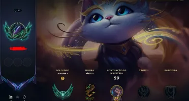 Conta lol smurf platina 1