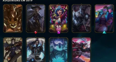 Conta league of legends level 175 pra vender logo