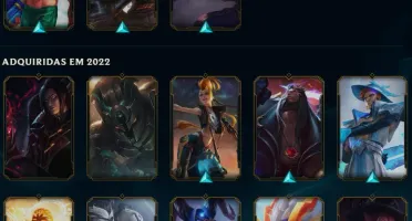 Conta league of legends level 175 pra vender logo