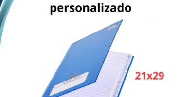 Caderno Brochura A4 com Capa Personalizada