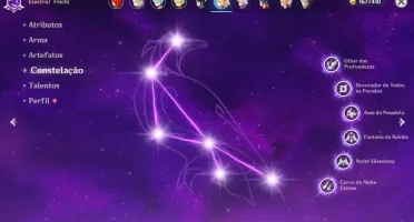 Conta Genshin Impact AR 52 - Dilluc, Venti, Qiqi e Albedo