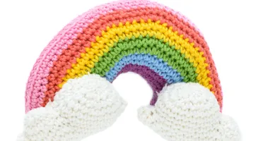 Arco-Íris Pequeno em Amigurumi