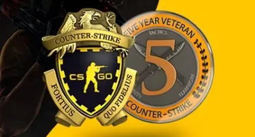 CONTA STEAM CSGO PRIME MEDALHAS LEALDADE E 5 ANOS DE SERVIÇO