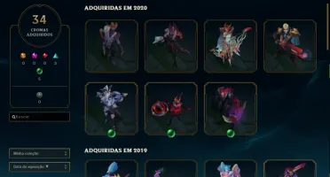 conta league of legends