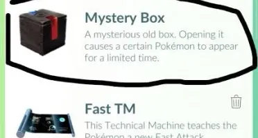 10 Caixas misteriosas Pokémon GO