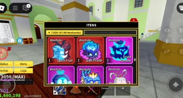 Conta De Blox Fruits Com v4