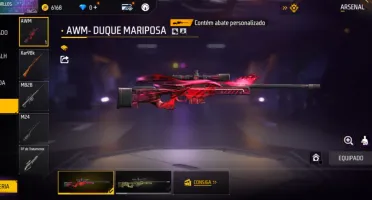 Conta free fire com angelical amarela