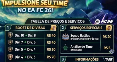 PROMOÇÃO! Ultimate Team Ea Fc 26 ! Rivals, Squad Battles