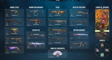 FULL ACESS Valorant MMR ascendente/imortal com skins excl.
