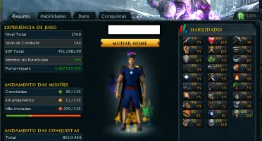 Conta Runescape 3 20 Anos
