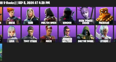 Conta 22 Skins | Kratos | Mandaloriano | Mystique | 300 Vbuc