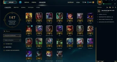 Conta gold 4 com MMR de platina
