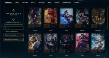 Conta unranked com Corki Ovni e Kayle Juiza + 800 RP