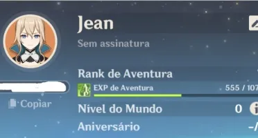 Genshin Impact conta com Jean AR 7