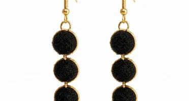 Brincos Artesanais de Pompom