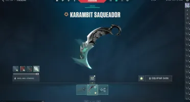 Conta Valorant Unranked (Skin Saqueadora Faca e Vandal)
