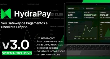 Gateway De Pagamento Hydrapay V3 Sistema Completo E Oficial!