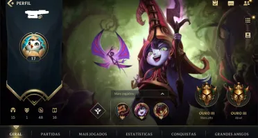 Conta Smurf Ouro III LOL WILD RIFT Barata