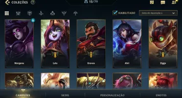 Conta Smurf Ouro III LOL WILD RIFT Barata