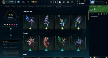 Conta lol - Ahri Imortalizada Autografada pelo Faker