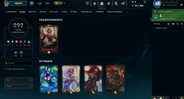 Conta lol - Ahri Imortalizada Autografada pelo Faker