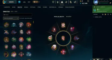 Conta lol - Ahri Imortalizada Autografada pelo Faker