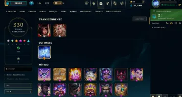 Conta lol - Ahri Imortalizada Autografada pelo Faker