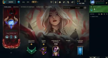 Conta lol - Ahri Imortalizada Autografada pelo Faker
