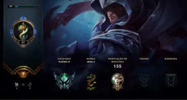 Conta League of legends platina 4