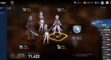 Conta epic seven inicial com Rem - Colab