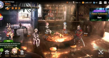 Conta epic seven inicial com Rem - Colab