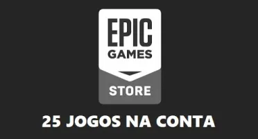 CONTA EPIC GAMES +25 JOGOS E ITENS FORTNITE