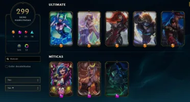 Conta Gold 299 Skins Main adc