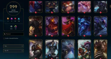 Conta Gold 299 Skins Main adc