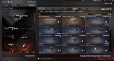 Conta Com 11 Armas De Mercado Negro. Nova Que Da Até 250%Exp