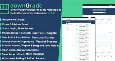 DownGrade - Saas - Digital Marketplace - Plataforma Digital