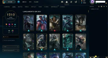 Conta League of Legends +1200 skins