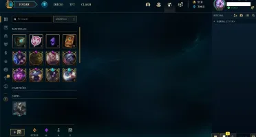 Conta League of Legends +1200 skins