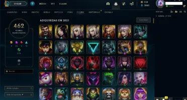 Conta League of Legends +1200 skins