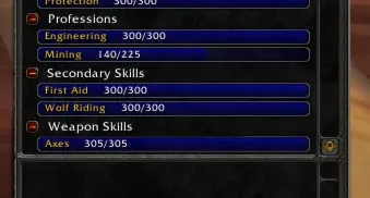 WoW Classic Warrior Orc Rank 14 Server Nightslayer