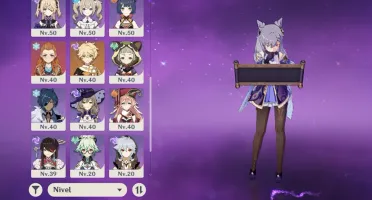 Ar51. Yoimiya + agitação, xiao, hutao, kequing, Jean e qiqi