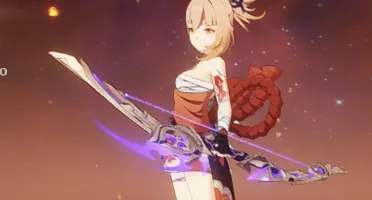 Ar51. Yoimiya + agitação, xiao, hutao, kequing, Jean e qiqi