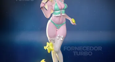 Princess Rosalina 3D - Arquivo STL para impressão 3D