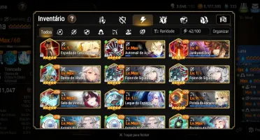 Conta Epic Seven 6ML Com Straze + 12 5☆ Limitados/Collabs
