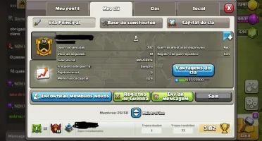 Clã Clash of Clans nível 19