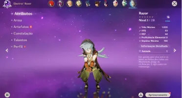 ✅ CONTA GENSHIN IMPACT DILUC E ROSARIA ✅