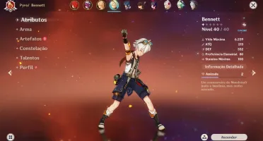 ✅ CONTA GENSHIN IMPACT DILUC E ROSARIA ✅